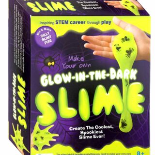 Glow in the dark slime lab kit chemistry science experiment stretchy spooky slimy fun Do it yourself DIY