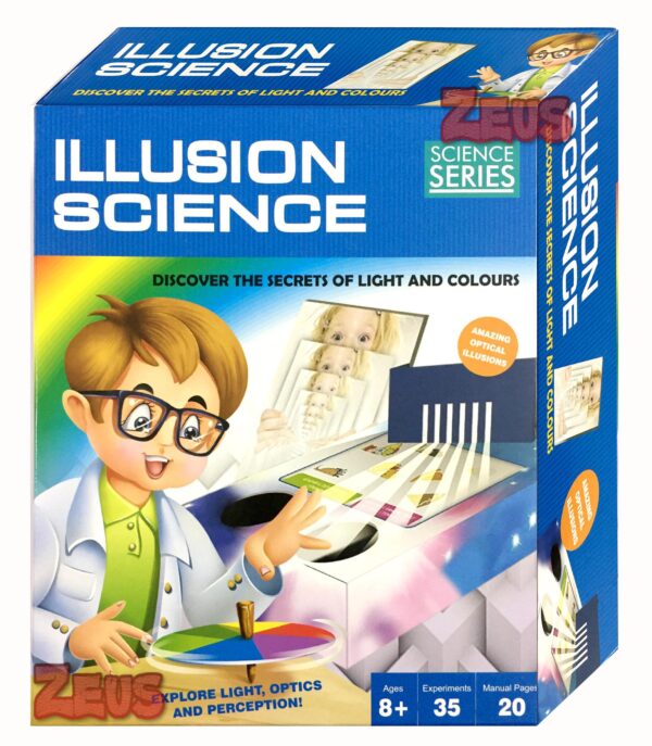Illusion Science Kit for kids with 35 experiments Science Series Play Learning and educational DIY Kit