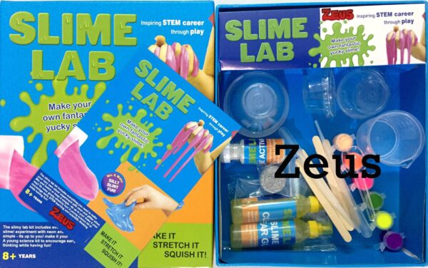 Slime Lab Making kit for Kids Activity Fun Learning Game at Home Chemistry Science Experiment DIY - Image 2